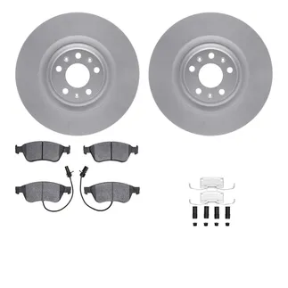 R1 Concepts WDUH1-73104 Carbon Series Brake Rotors W/ 5000 Oep Brake Pads & Hdw